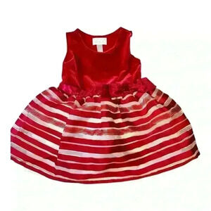 The Childrens Place 
Red Velvet Dress, Size 2T